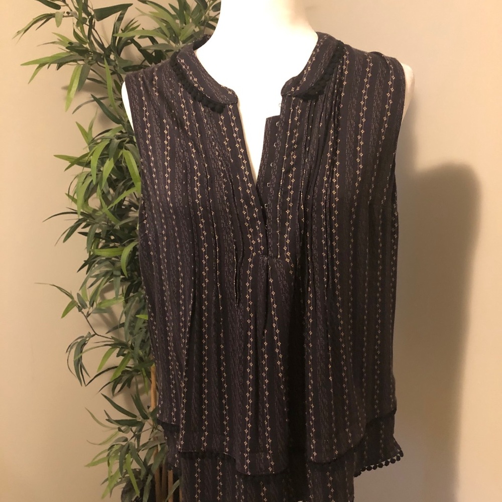 Tribal Jeans sleeveless blouse